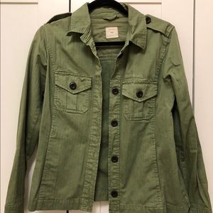 gap army green jacket